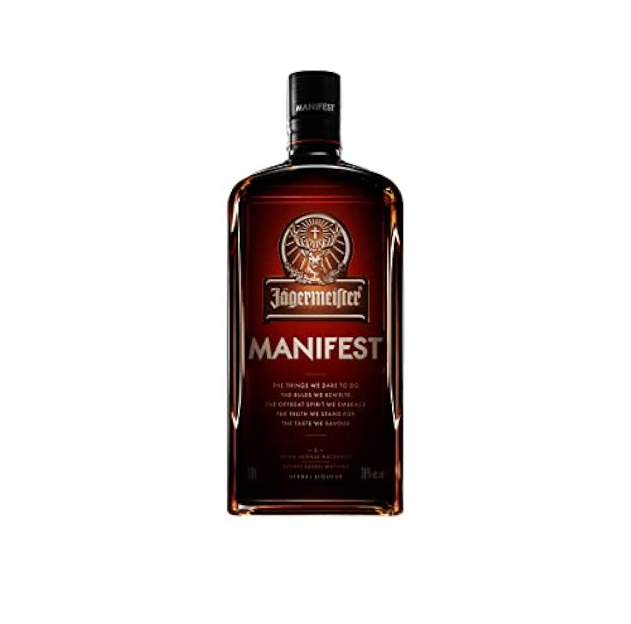 Jägermeister MANIFEST 100cl - Liquore premium a base di erbe con note di anice e frutta secca. 38% Vol. 200976231