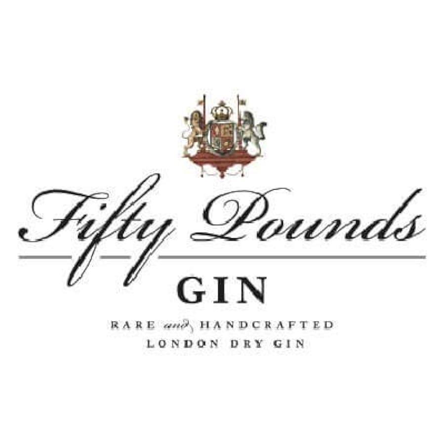 London Dry Gin -Fifty Pounds- in Custodia di Latta Originale Limited Edition 70 cl 43.5% (Light Blue) 238189972