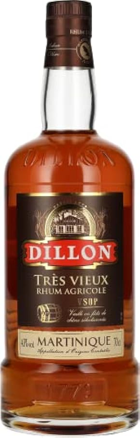 Dillon V.S.O.P. Très Vieux Rhum Agricole 43% Vol. 0,7l 647991276
