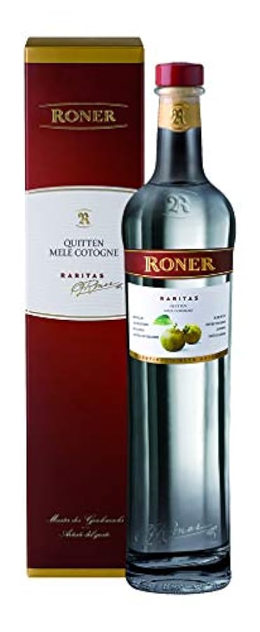 Roner Roner Raritas Mele Cotogne Astucciato (1X 0,5L) - Acquavite Di Mele Cotogne Di Prima Scelta Distilleria Artigianale Alto Adige Südtirol più Premiata d´Italia - 500 ml 969284885