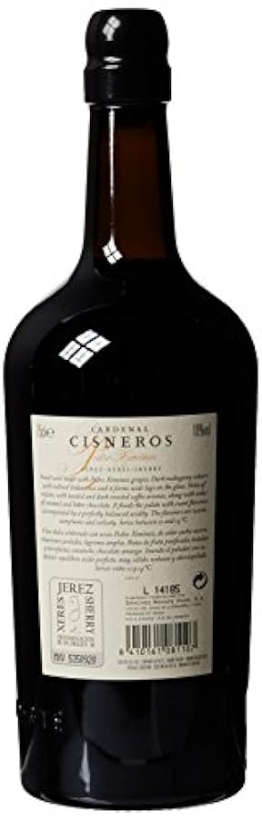 Sànchez Romate H. Brandy Sherry Riserva Cardenal Cisneros Pedro Ximenez - 750 ml 951198997