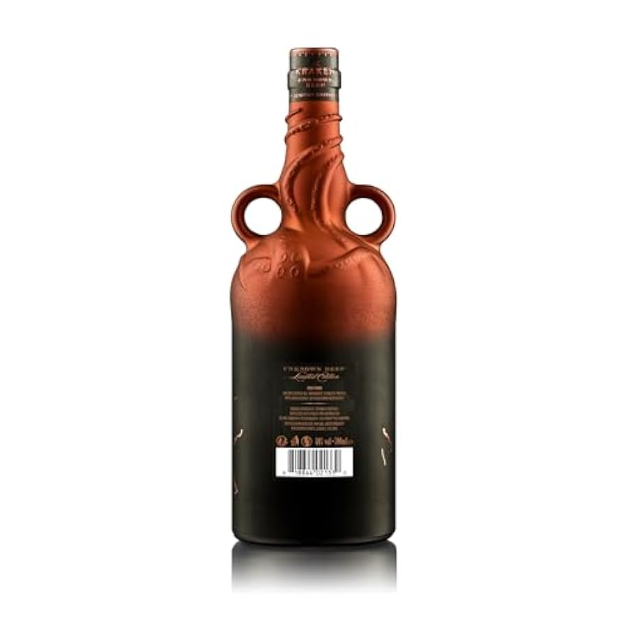 The Kraken Black Spiced Uknown Deep Limited Edition Bronze 70 cl – Blend di Rum caraibici scuri e 13 spezie. 40% vol. 15676127