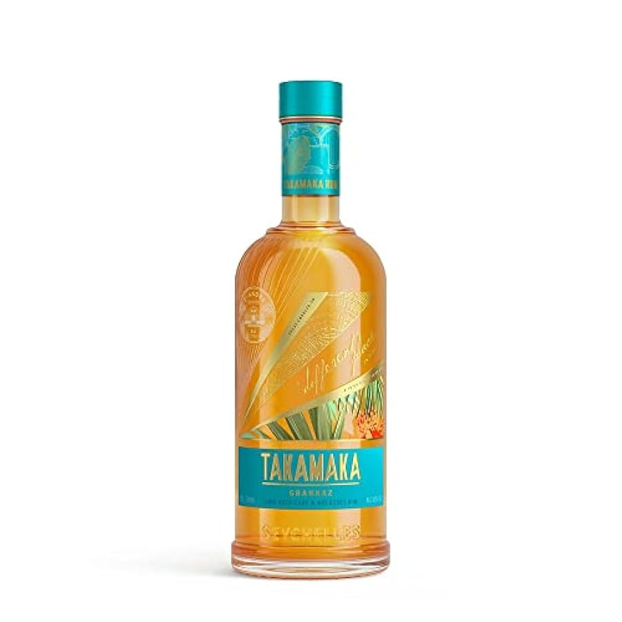 Takamaka - Grankaz - Miscela di Rum invecchiato 3 anni e rum di melassa invecchiato 8 anni - Bottiglia da 700ml, 45,1% Bottiglia da 700ml 291629469