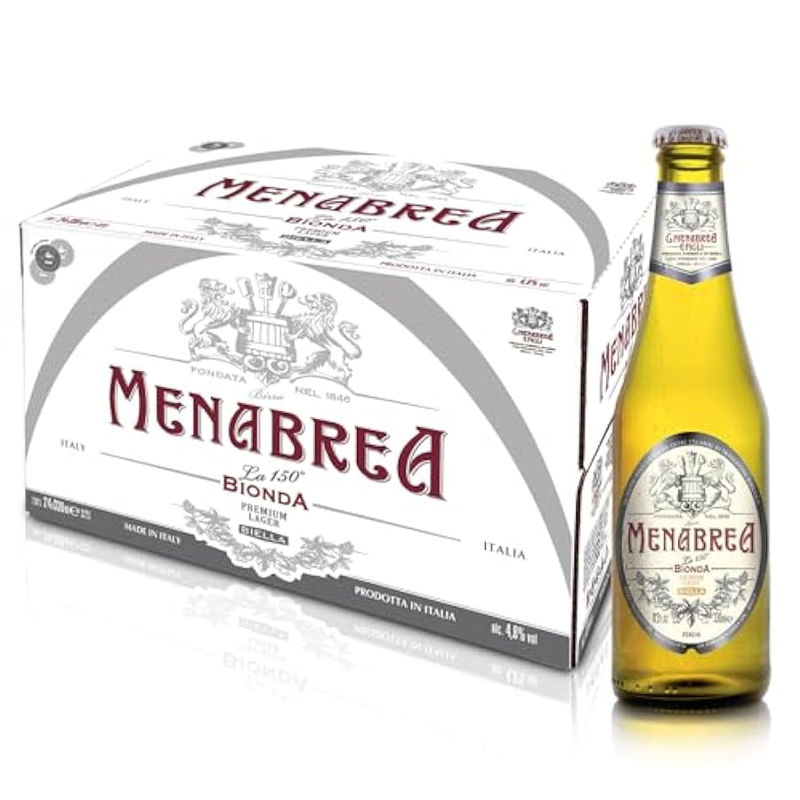 MENABREA Birra La 150 Bionda In Cartone Da 24 Bottiglie - 330 ml 115446349
