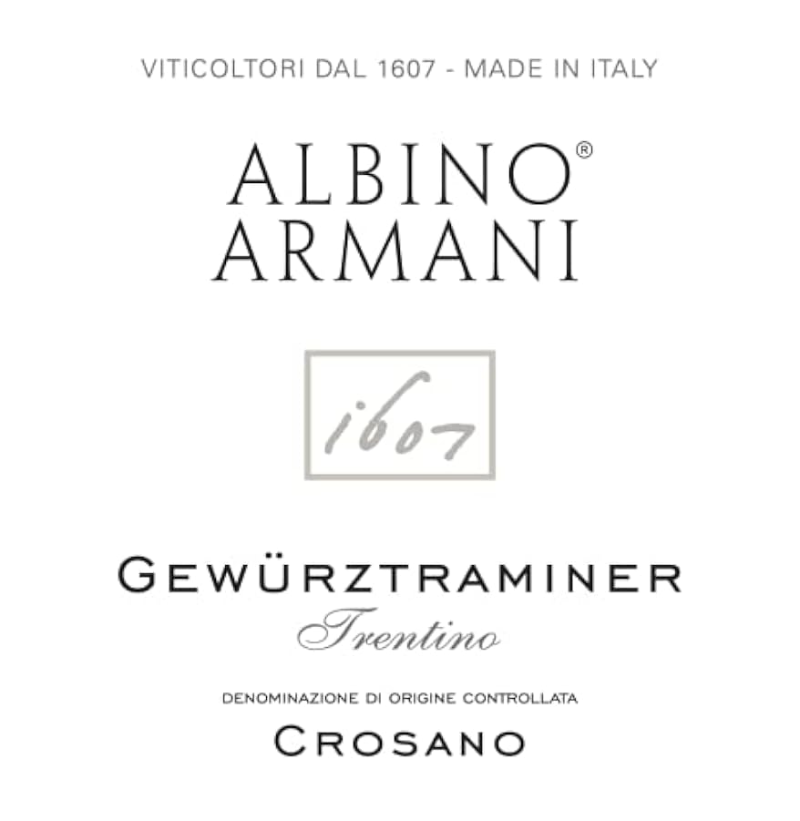 ALBINO ARMANI - Trentino GEWÜRZTRAMINER Tasting - Pack da 3 bottiglie di Gewürztraminer Trentino DOC 541850732
