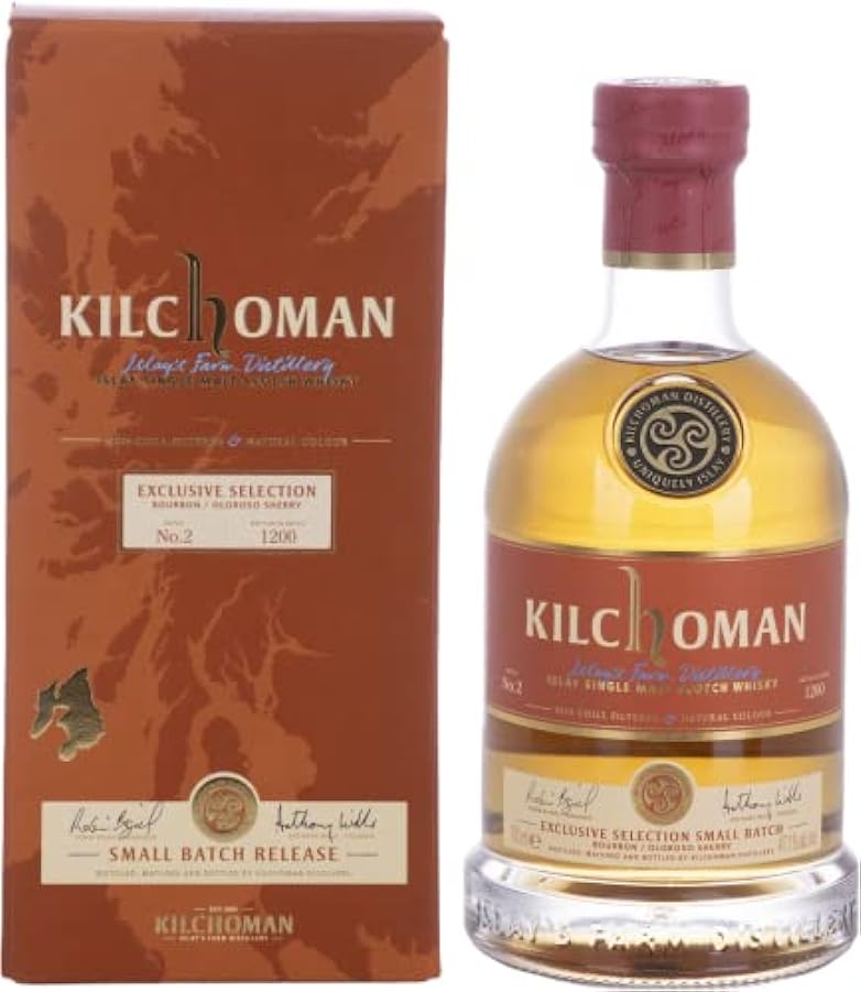 Kilchoman Kilchoman Islay Single Malt Whisky Bourbon/Oloroso Sherry Small Batch 2 47,1% Vol. 0,7L In Giftbox - 700 ml 783549334