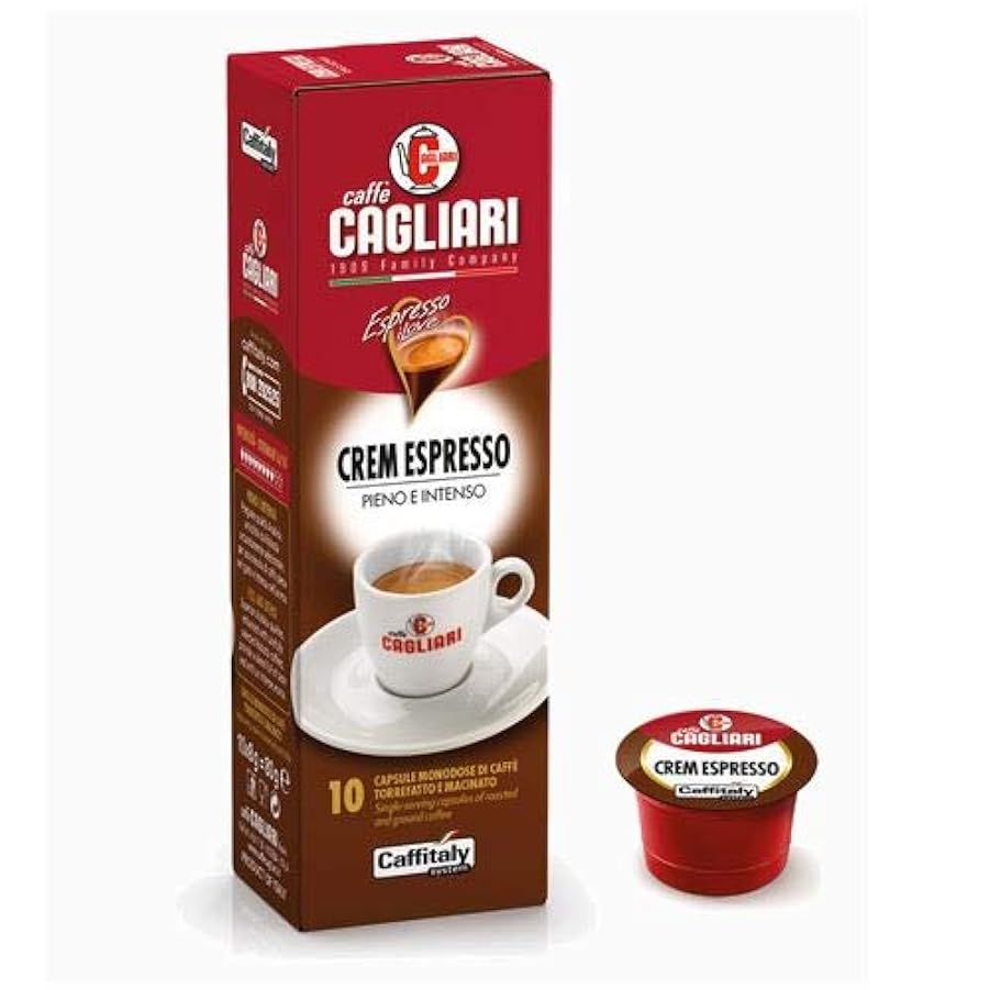 100 Capsule Caffitaly System Caffe´ Cagliari Crem Espresso 97818886