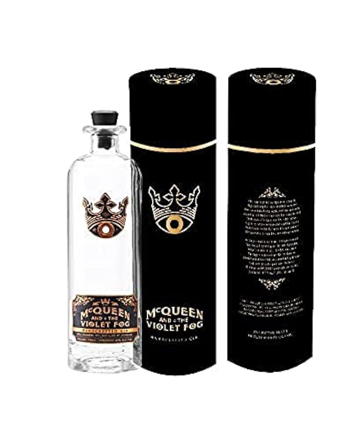 Mcqueen e The Violet Fog Handcrafted Gin 40% Vol 0.7 l in Confezione Regalo 707894122