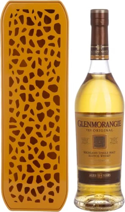 Glenmorangie THE ORIGINAL 10 Years Old Highland Single Malt 40% Vol. 0,7l in Tinbox Giraffe Design 205929727