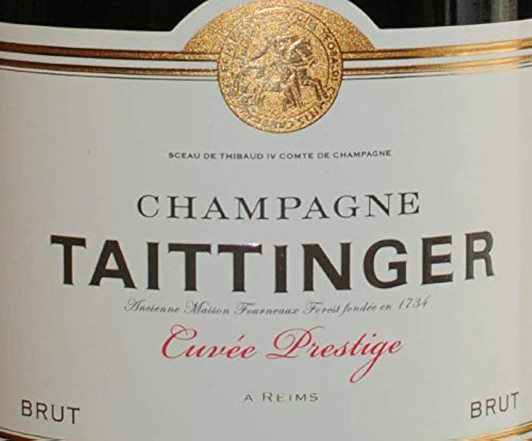 Taittinger Champagne Cuvée Prestige Brut 12,5% Vol. 0,75l in Giftbox 459717430