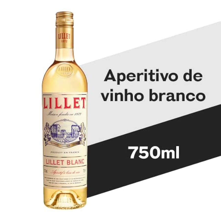 Lillet Blanc - 750 ml - Aperitivo Francese - Vino bianco liquoroso realizzato con le cuveè di Bordeaux - 17% Vol & Plymouth Gin Original - 700 ml 132521559