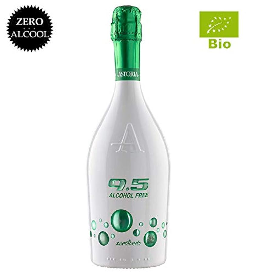 Spumante Analcolico | Astoria Zerotondo | Alcol Free | Bevanda a Base di Succo d´Uva Bio | 6 Bottiglie da 75 Cl | Idea Regalo 839062197