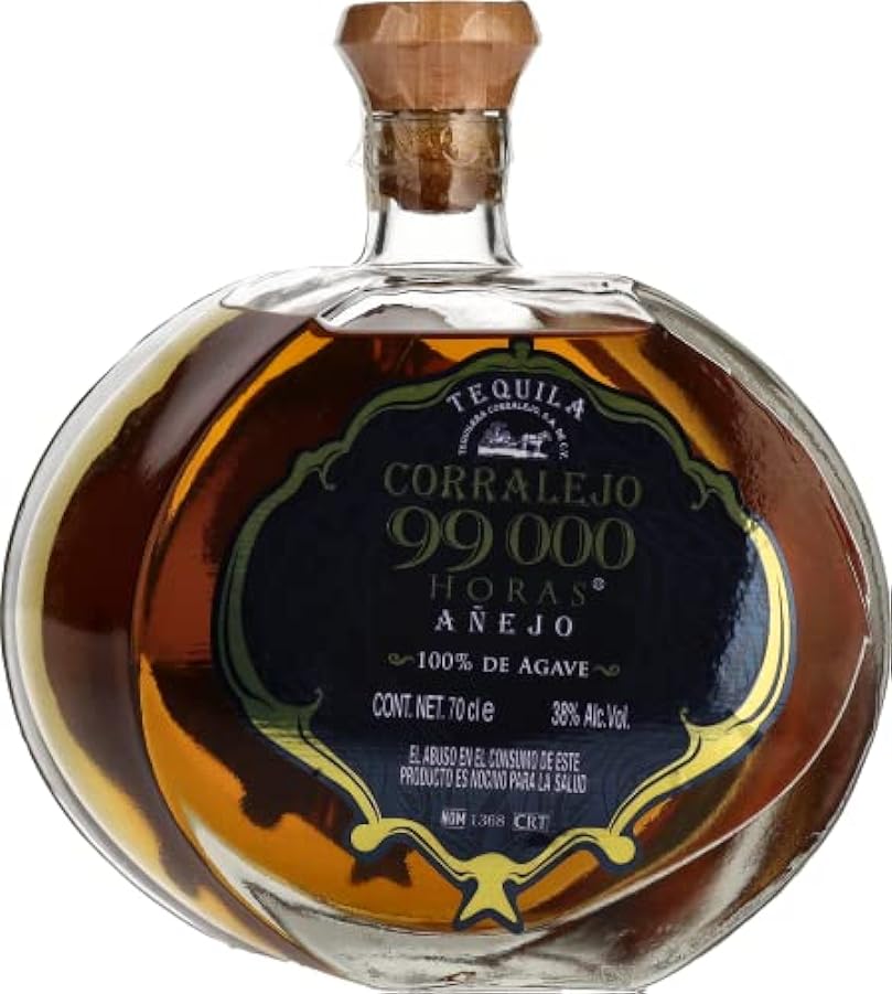 Corralejo Tequila 99,000 HORAS AÑEJO 100% de Agave 38% 