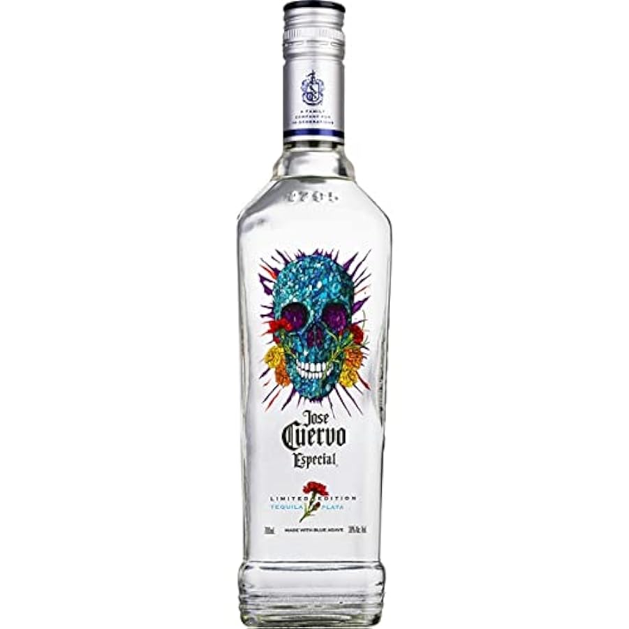 Bottiglia Limited Edition - Jose Cuervo Especial Silver - Tequila bianco non invecchiato, realizzato con una miscela unica ed equilibrata per esaltare i toni di agave ed erbe fresche 943922559