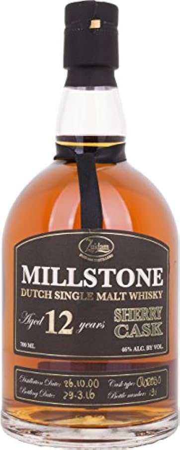 Millstone 12 Years Old Dutch Single Malt Whisky Sherry Cask 46% Vol. 0,7l 646730033