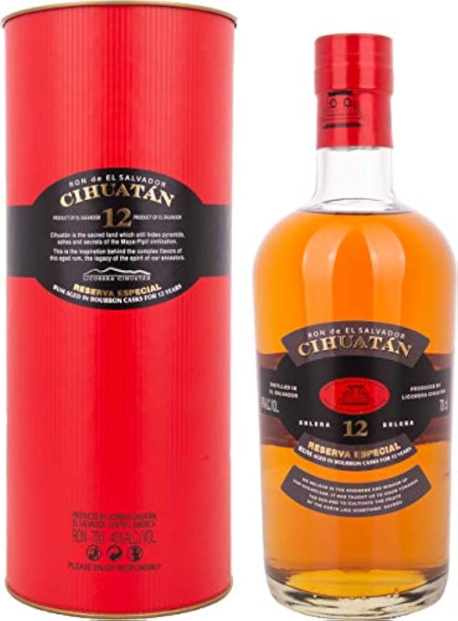Cihuatán 12 Solera Reserva Especial Rum 40% Vol. 0,7l in Giftbox 324003979