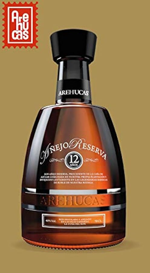 Destilerias ArehucasDestilerias Arehucas Reserva Special Anejo Golden Rum 12 Years 40 Cl.70 - Astucciato - 700 ml & Don Papa Baroko, Bottiglia Semplice, 700 mlDon Papa 791170282