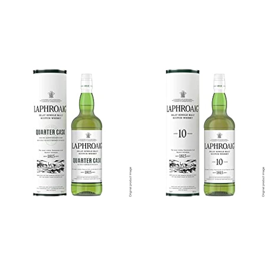 Laphroaig Quarter Cask Single Malt Whisky, 7 Anni - 700 ml & Islay Single Malt Scotch Whisky, 10 Anni, 700 ml 386954839