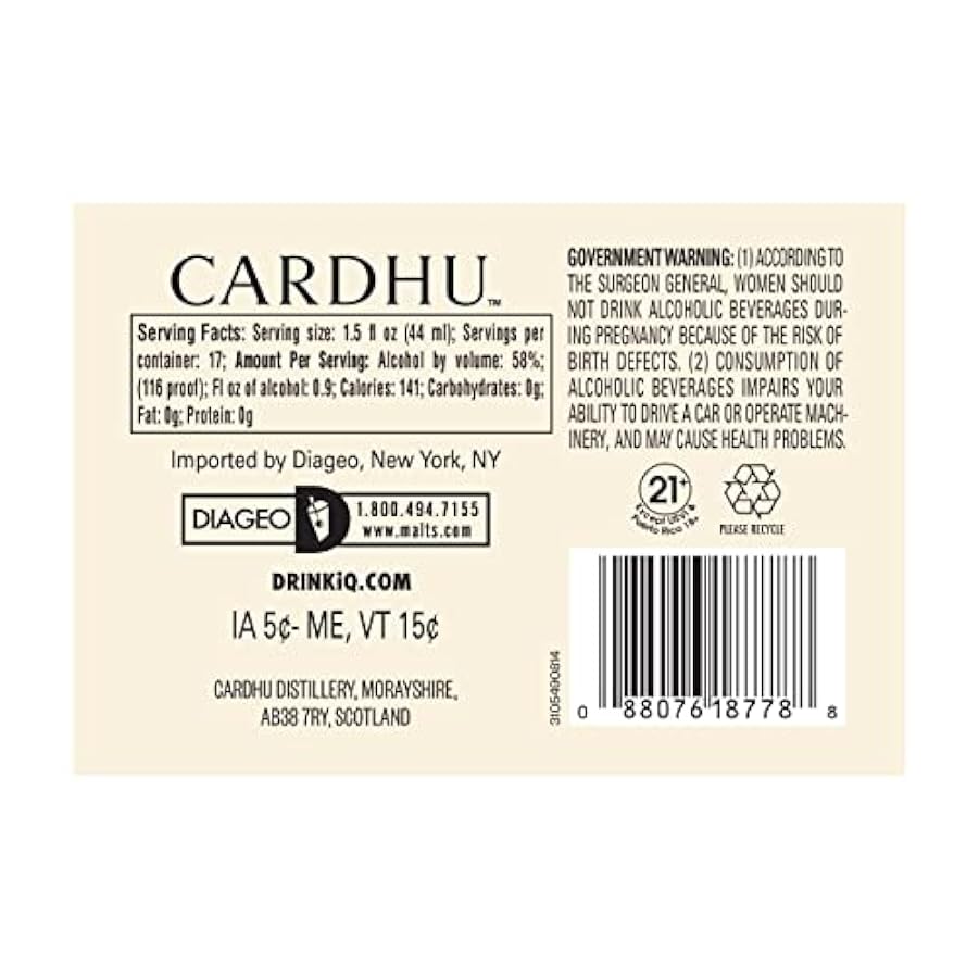 Cardhu 16Y - Scotch Whisky Single Malt, Special Release 2022-70cl 603983656