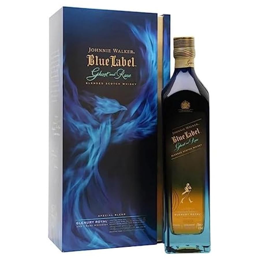 Johnnie Walker Blue Label Ghost & Rare Glenury Royal, Blended Scotch Whisky - 70cl in Giftbox 889195988