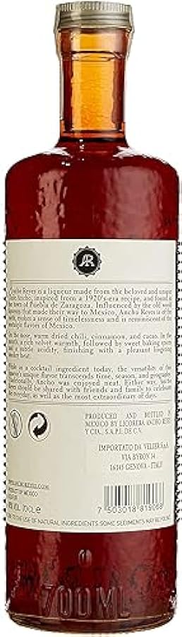 Ancho Reyes Rosso, 70 cl, Liquore Messicano Ambrato al Peperoncino Rosso, 40% Vol 486868101