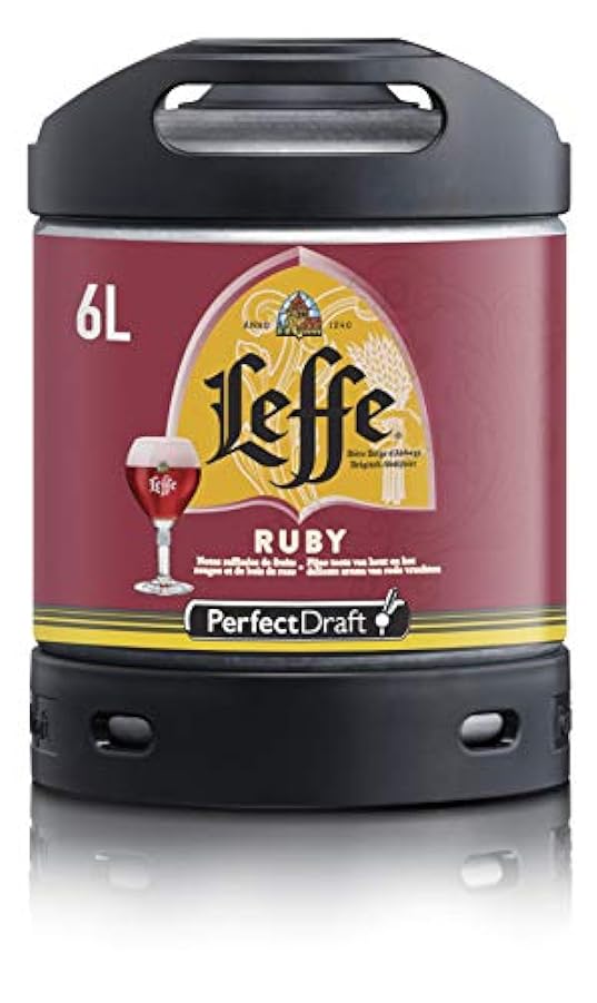 Fusto Birra PerfectDraft 6L - Birra alla Spina per Spillatore PerfectDraft - Deposito di 5 euro incluso (Leffe Ruby) 219685527