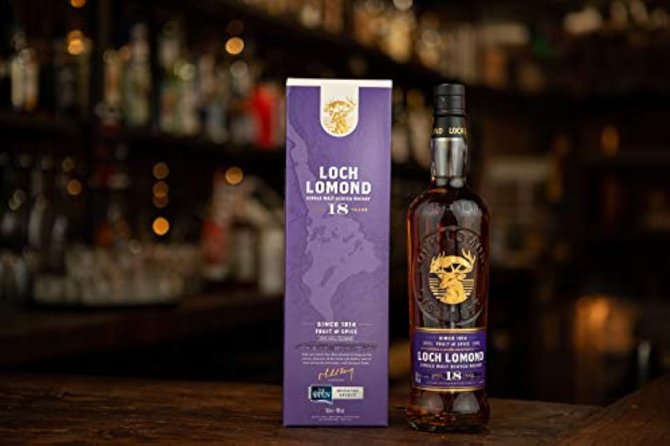 Whisky loch lomond highland single malt scotch whisky 18 years old 734681255