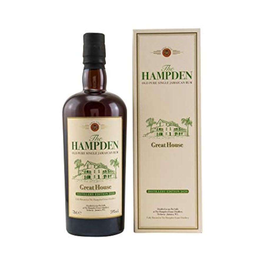 Hampden Hampden Estate GREAT HOUSE Single Jamaican Rum DISTILLERY EDITION 2020 59% Vol. 0,7l in Giftbox - 700 ml 451507982
