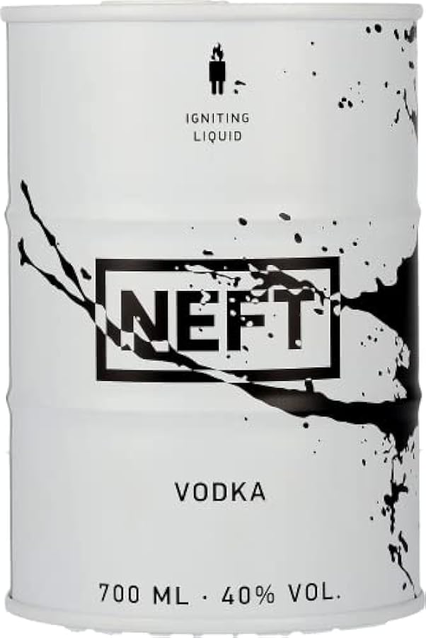NEFT Vodka White Barrel Limited Edition Black White 40% Vol. 0,7l 545609342