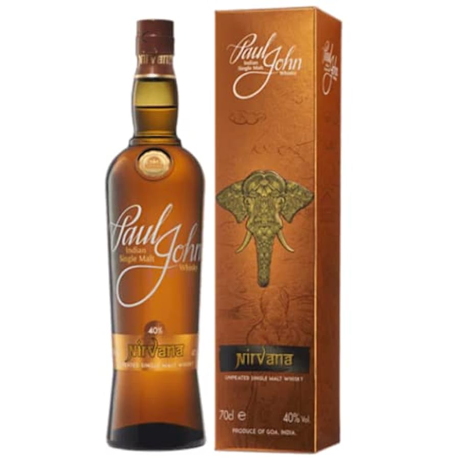 Paul John NIRVANA Indian Single Malt Whisky 40% Vol. 0,7l in Giftbox 25913526