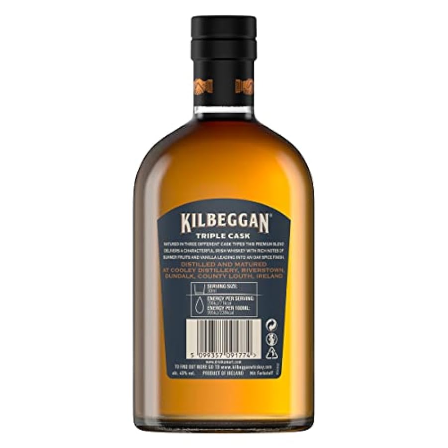 Kilbeggan TRIPLE CASK Irish Whiskey 43% Vol. 0,7l 10346742