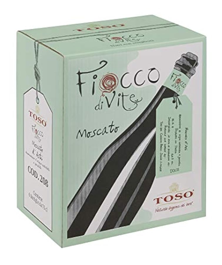 FIOCCO DI VITE Moscato D´Asti Docg Fiocco Di Vite Vino Bianco - 6 Bottiglie - 6x75cl 502965633