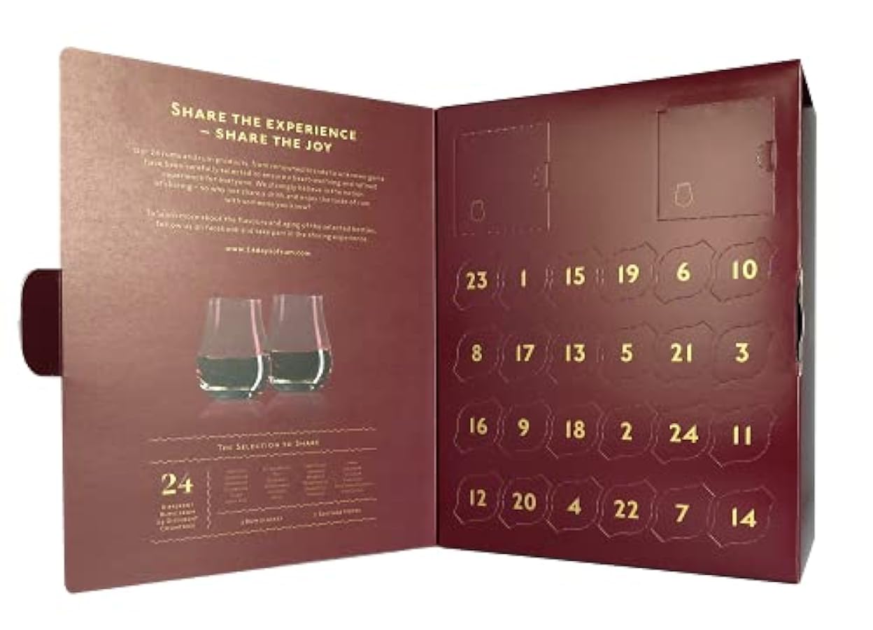 24 Days of Rum Original The Rum Box 0,48L (42,9% Vol.) + 2 Nosing bicchiereses 280226705