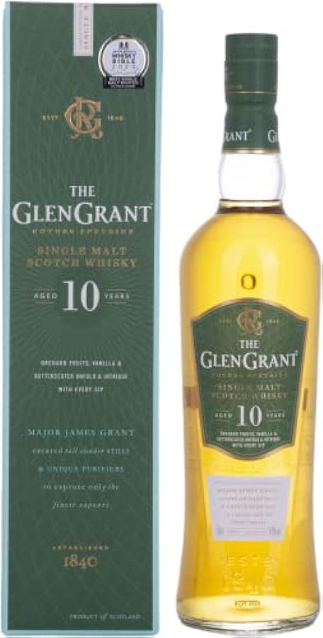 Glen Grant 10 Years Old Single Malt 40% Vol. 0,7l in Giftbox 937359317