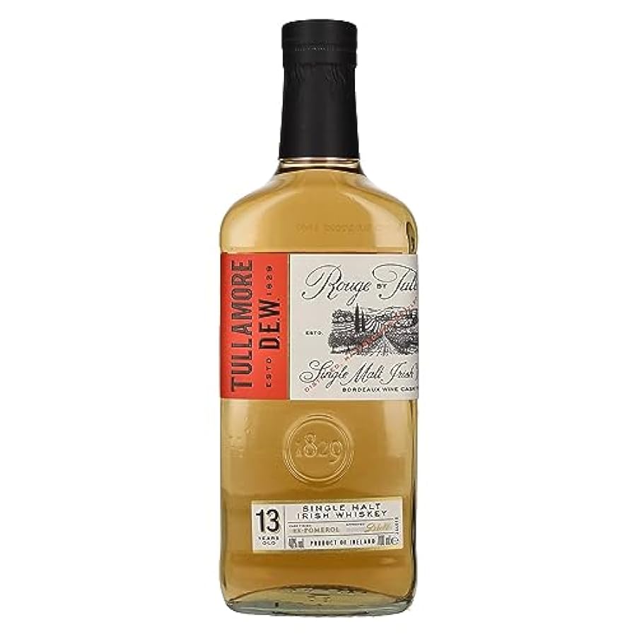 Tullamore D.E.W. ROUGE 13 Years Old Single Malt Irish Whiskey 40% Vol. 0,7l 335085070