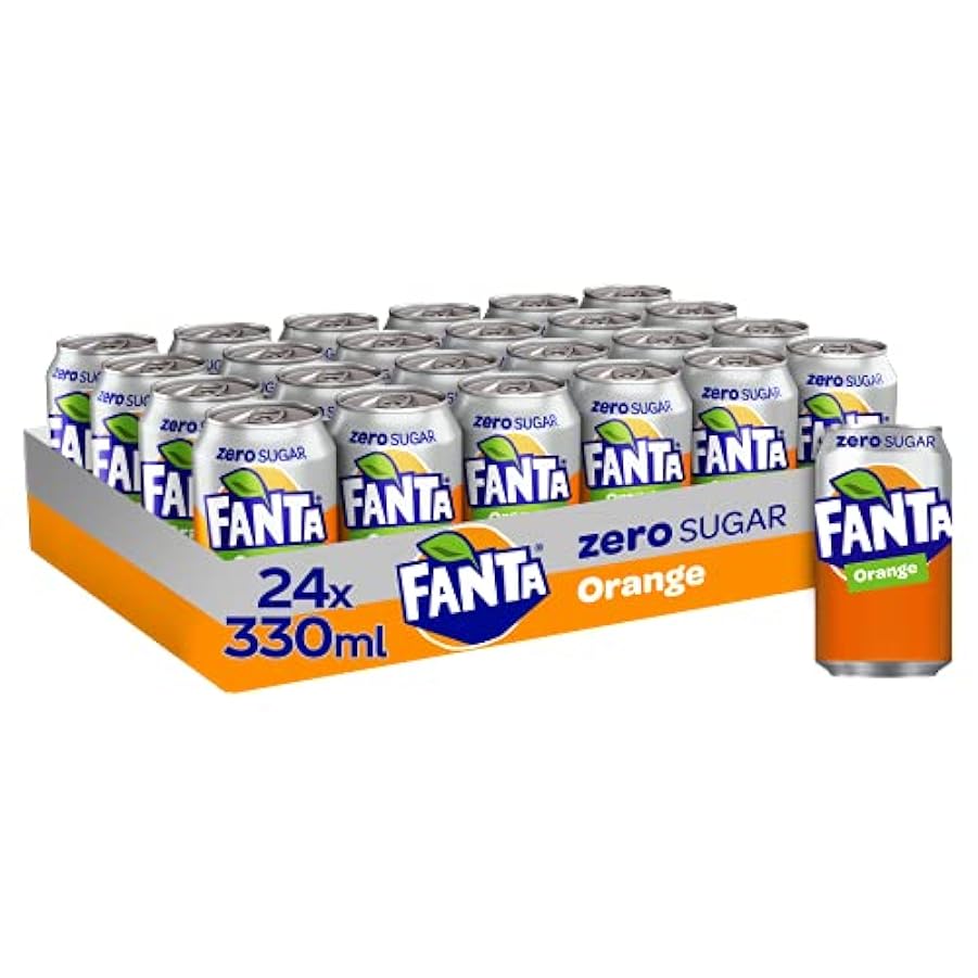 Fanta Zero arancione bibita analcolica can 330 ml (24 lattine) 784853826