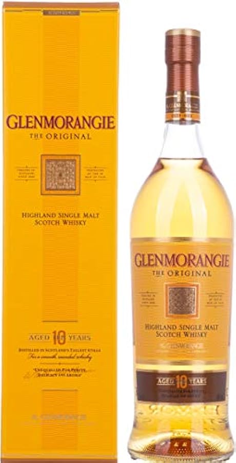 Glenmorangie THE ORIGINAL 10 Years Old Highland Single Malt 40% Vol. 1l in Giftbox 751819261