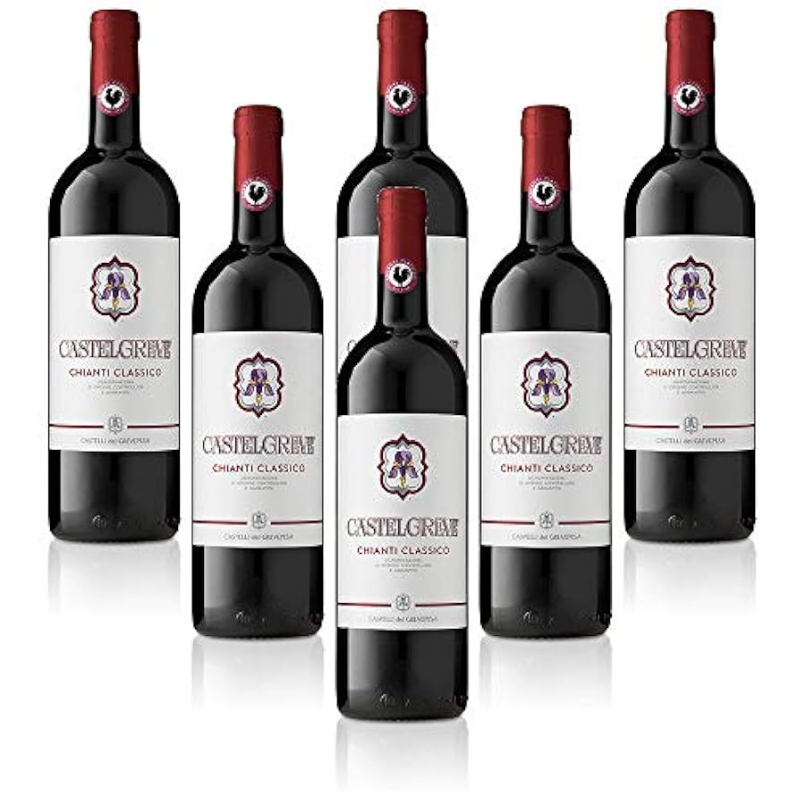 Chianti Classico DOCG Castelgreve Castelli del Grevepesa Castelgreve Vino Rosso italiano (6 bottiglie cl. 75) 301049350