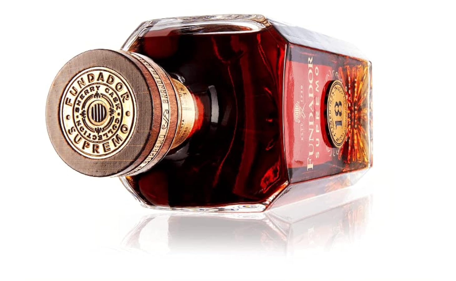 Fundador Supremo 18 Years Old Sherry Casks Brandy de Jerez 40% Vol. 1l in Giftbox 935897907