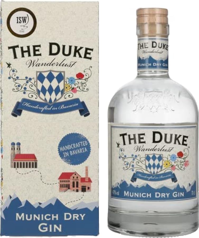 The Duke Wanderlust Munich Dry Gin 47% Vol. 0,7l in Giftbox 652296739