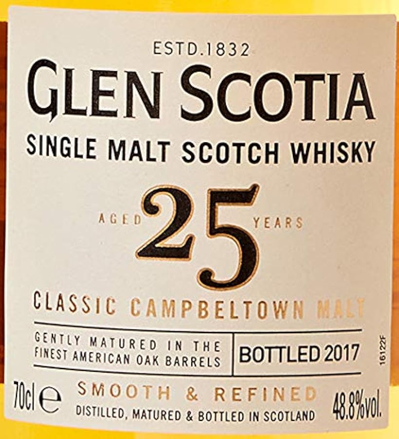 Glen Scotia 25 Years Old Single Malt Scotch Whisky 48,8% Vol. 0,7l in Giftbox 232390198
