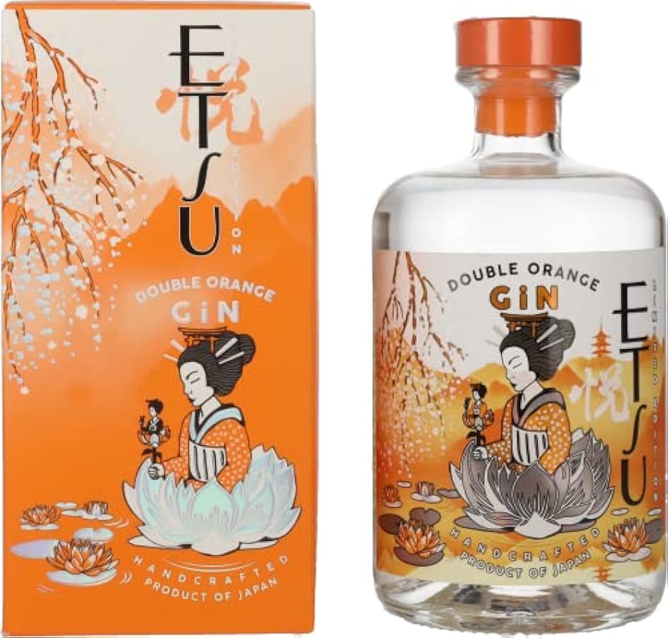 Etsu Gin Double Orange Limited Edition 43% Vol 0.7 l in Confezione Regalo 881668866