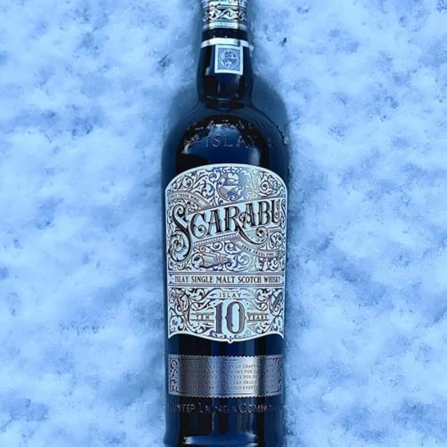 Scarabus Islay 10YO Single Malt Whiskey Scotch, Finale Lungo, Morbido e Seducente, 46% Bottiglia da 700ml 775317370