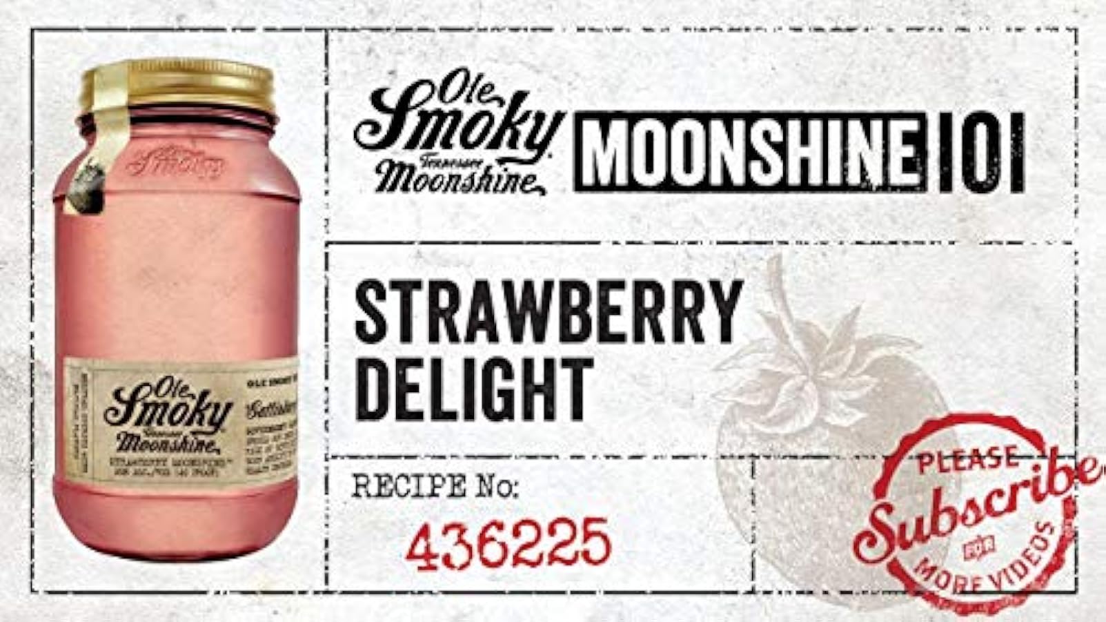 Ole Smoky Moonshine Strawberry - 500 ml 209398491