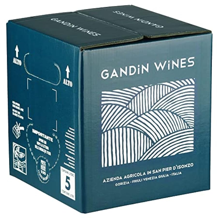 Bag in Box vino Merlot IGT Venezia Giulia 12,5% - Vigne di Giulia - 2 confezioni da 5 litri 657339110