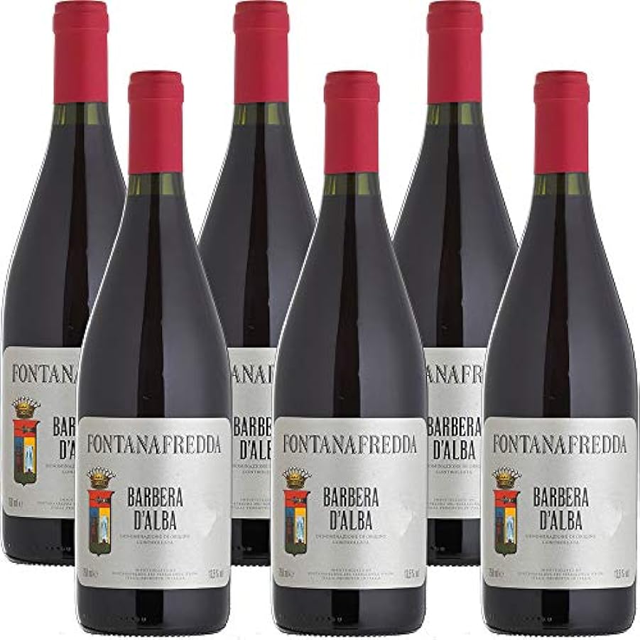 Barbera d´Alba Doc | Fontanafredda | Vino Rosso del Piemonte | 6 Bottiglie 75cl | Idea Regalo 619469766
