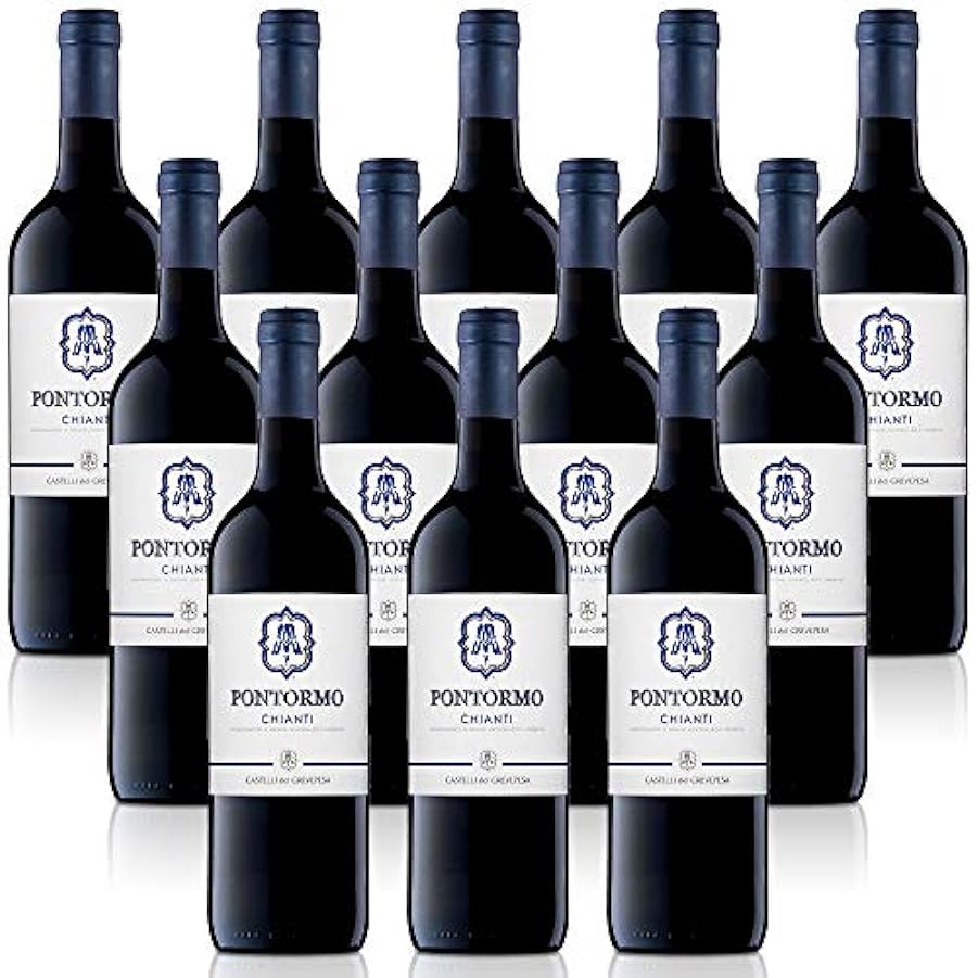 Chianti DOC Pontorno Castelli del Grevepesa Castelgreve Vino Rosso italiano (12 bottiglia cl. 37,5) 607476360