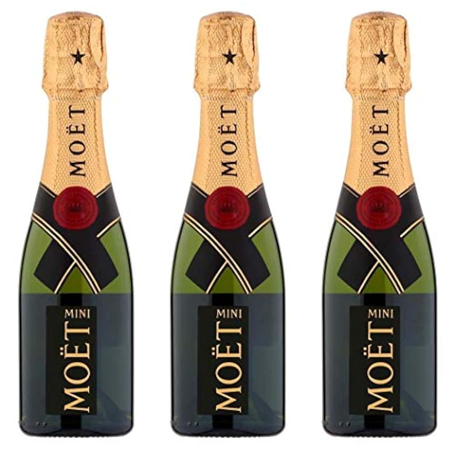 Moët & Chandon Brut Champagne Mini-Moët Bottles 3 x 20cl 426796125