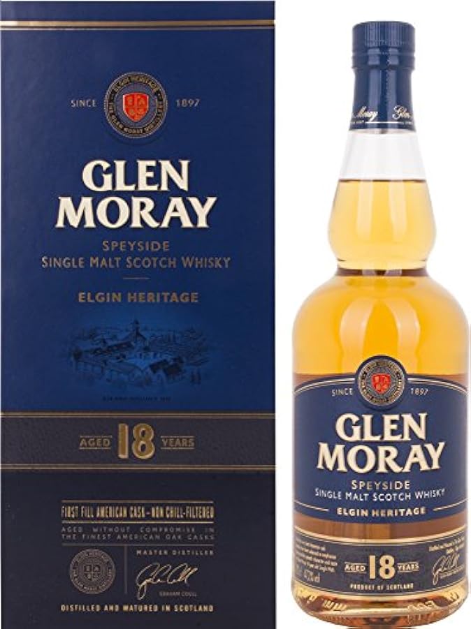 Glen Moray Elgin Heritage Speyside Scotch di Malto Singolo - 700 ml 245777334