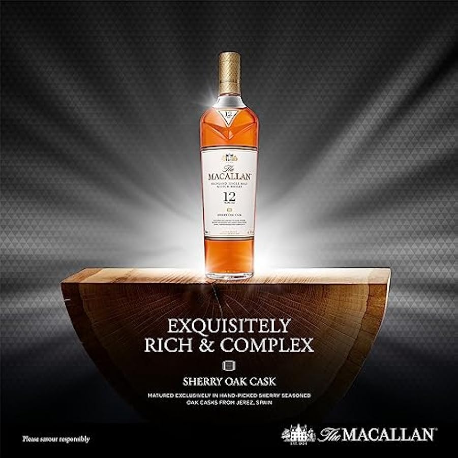 The Macallan Sherry Oak 12 Ans Old Scotch Whisky, Whisky Ecossais, 70 cl 865885299